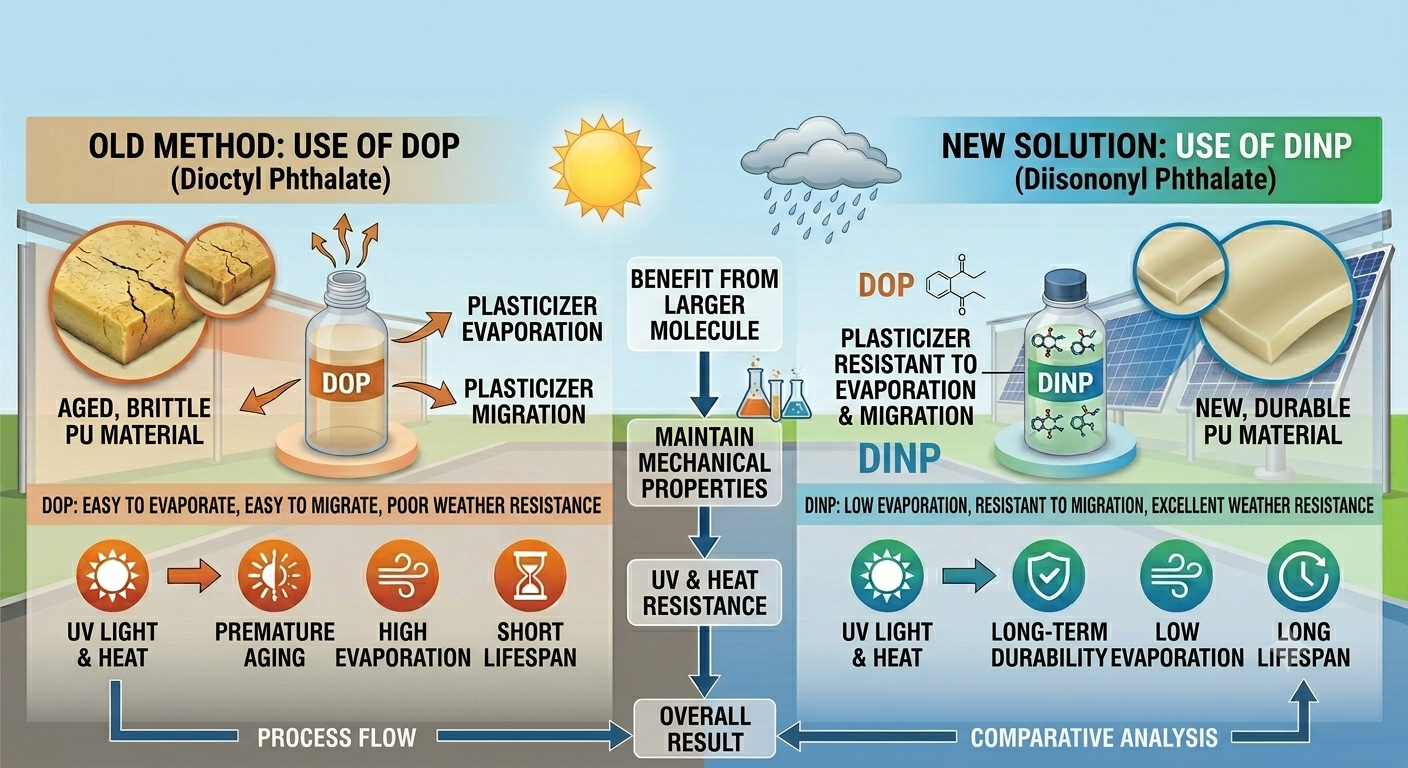 Why is DINP Gradually Replacing DOP in Weather-Resistant Polyurethane Applications?