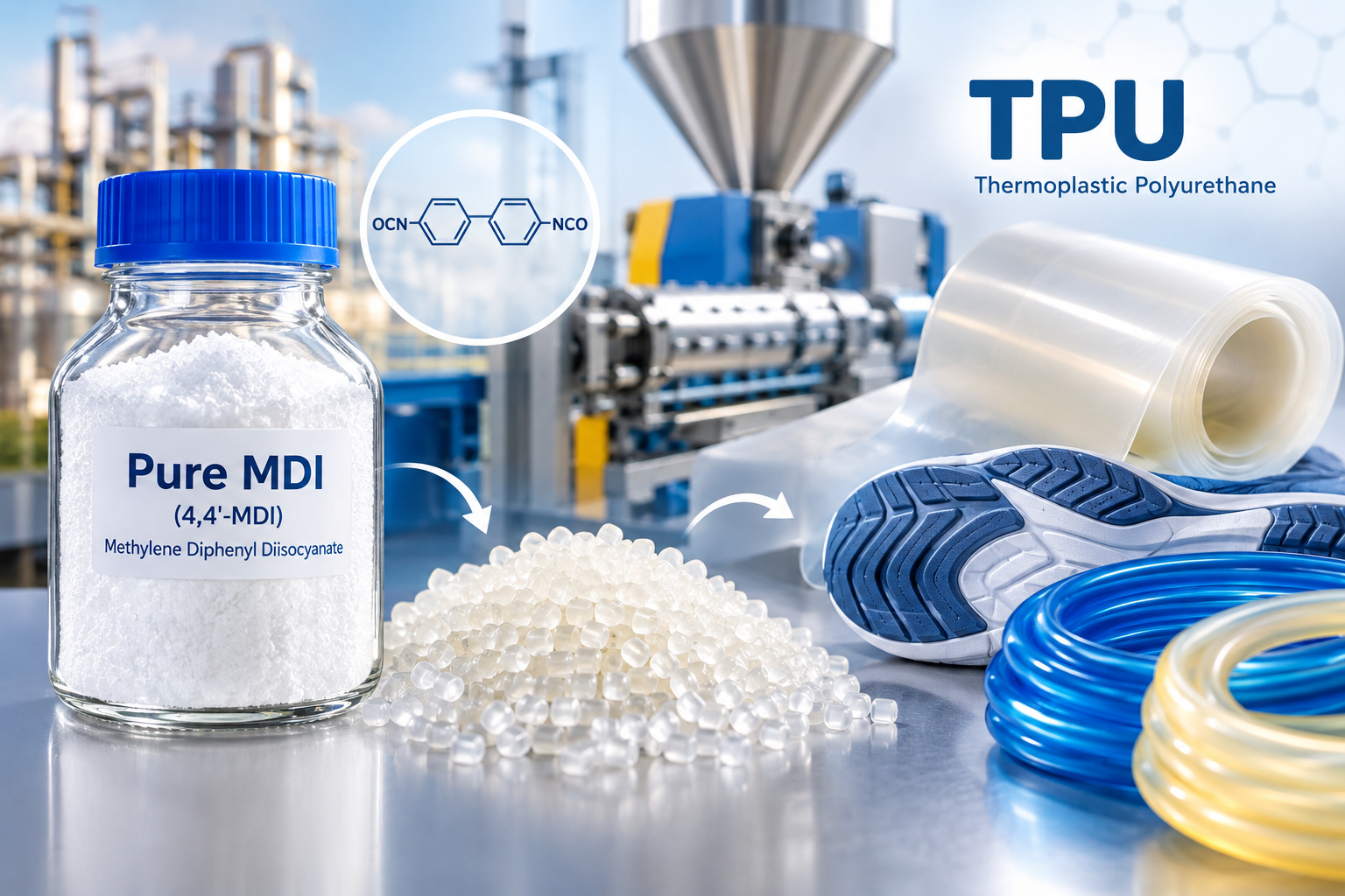 Applications of Pure MDI in Thermoplastic Polyurethane (TPU) Manufacturing