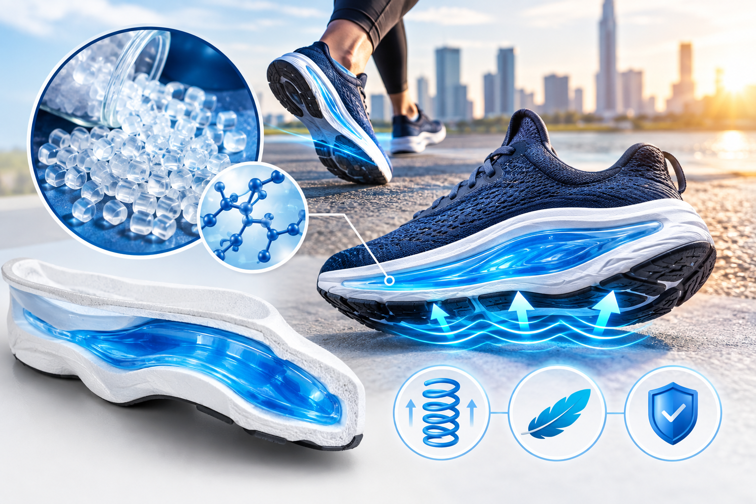 TPU Midsole Technology: Unlocking High-Rebound Cushioning in Best-Selling Running Shoes